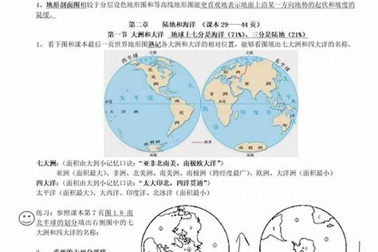地理第二分册知识点整理!!!