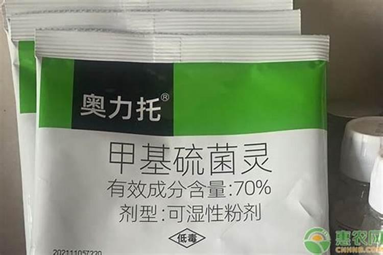 甲基硫菌灵治什么病