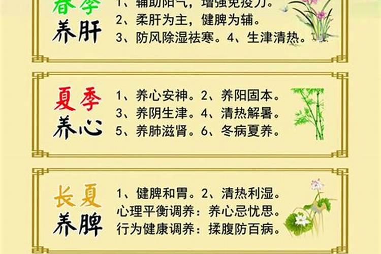 一年四季如何养生保健