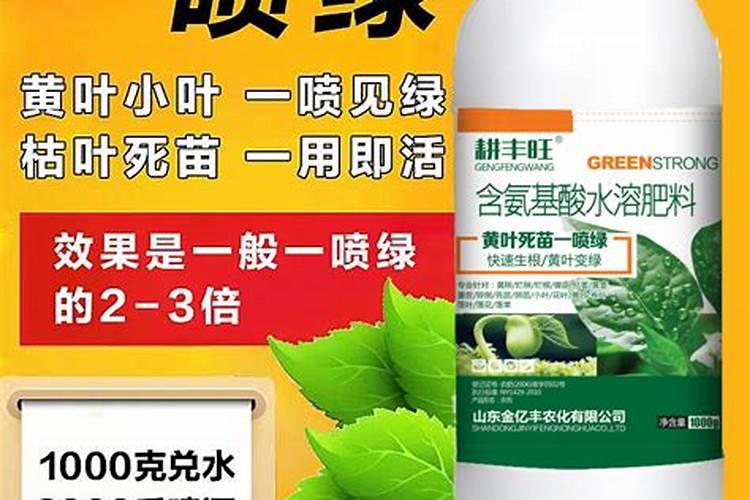 登封氨基酸叶面肥用量