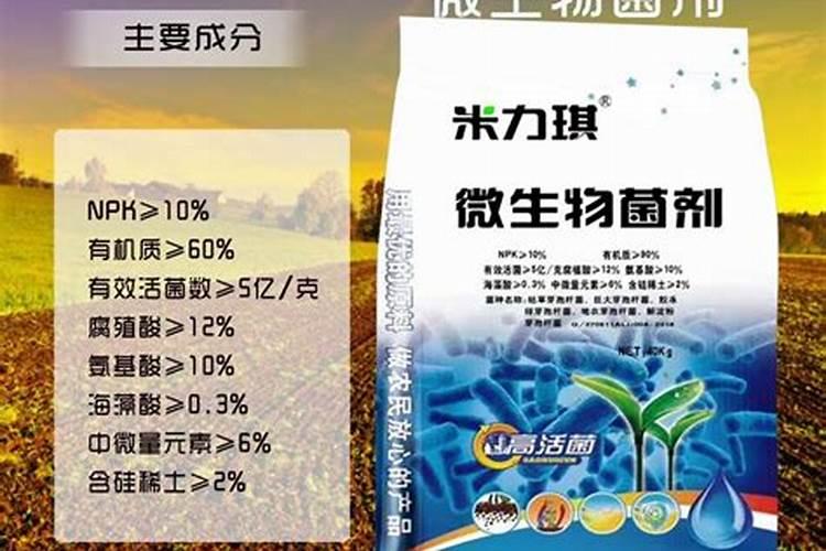 微生物菌肥优点