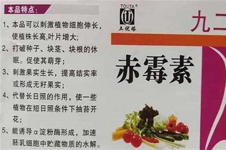 赤霉素有哪些作用,赤霉素的使用方法