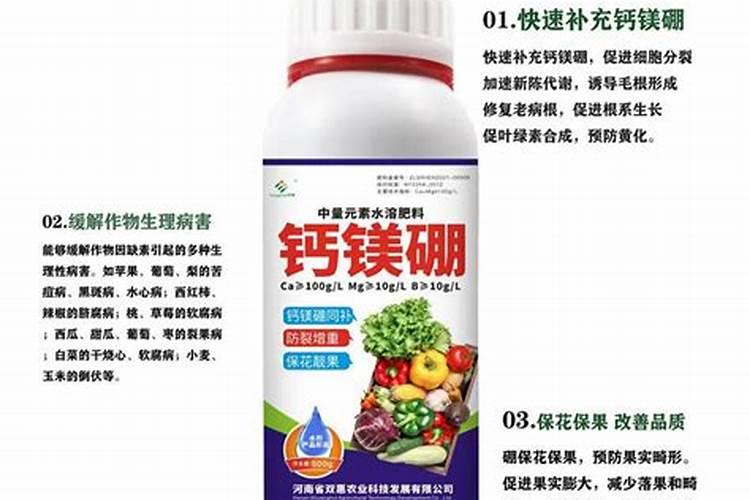 钙镁硼肥搭配什么用效果好一点？